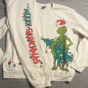 Merry Grinchmas crew neck and pants Set - Like New!